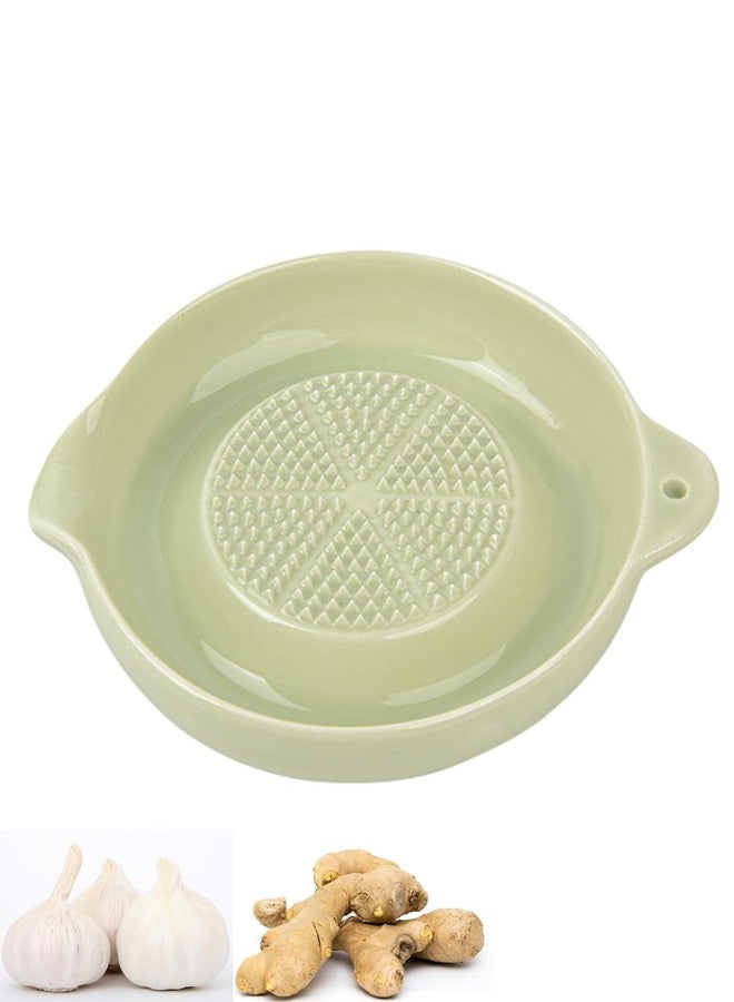 BdelrinQue Garlic Grater Plate, Efficient Kitchen Tool Ceramic Grater Plate, Ginger Grater Plate Suitable for Quickly Grind Garlic to Prepare Meals - Image 1